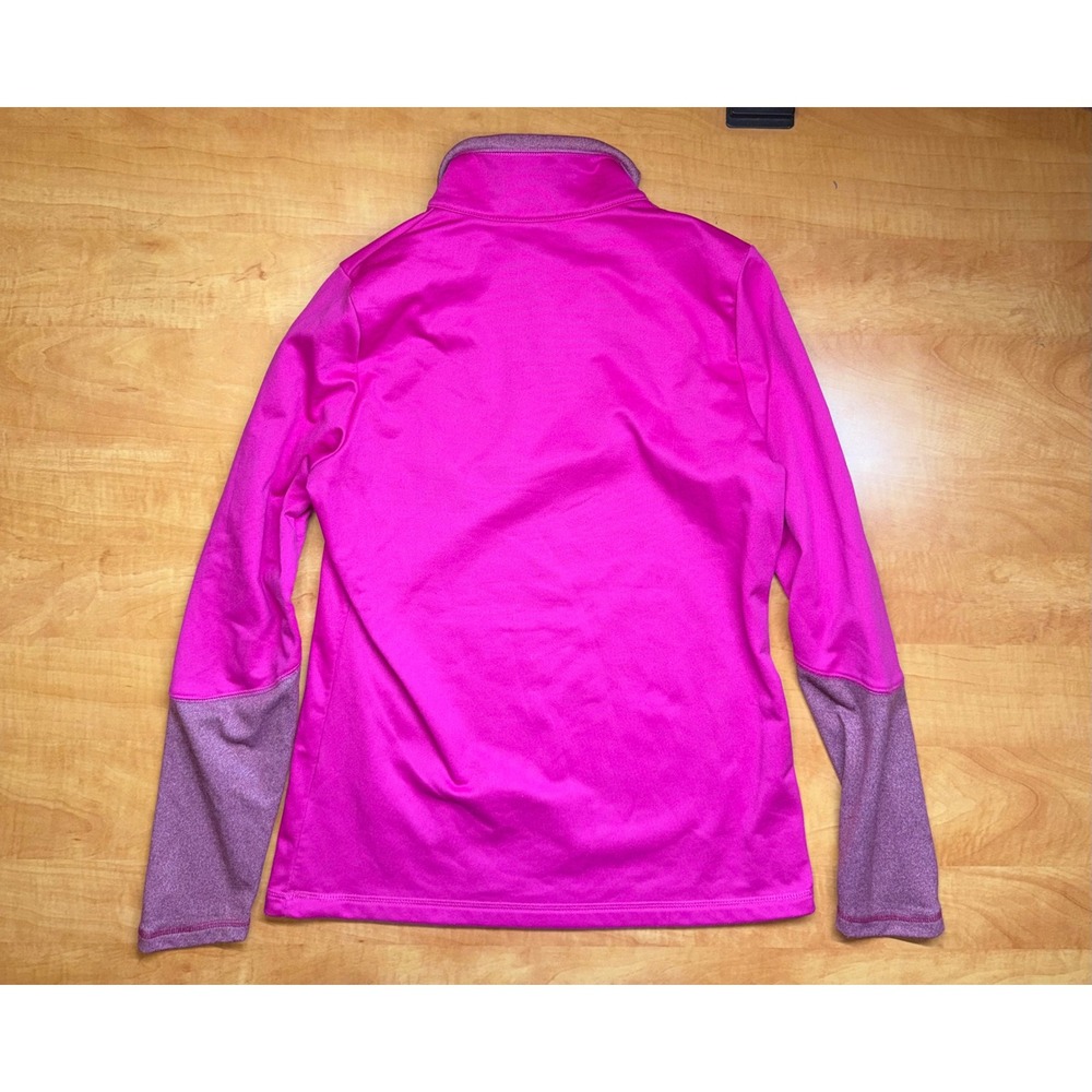 The North Face Womens Pink Purple Quarter Zip Pullover Long Sleeve Shirt Medium - Picture 5 of 7
